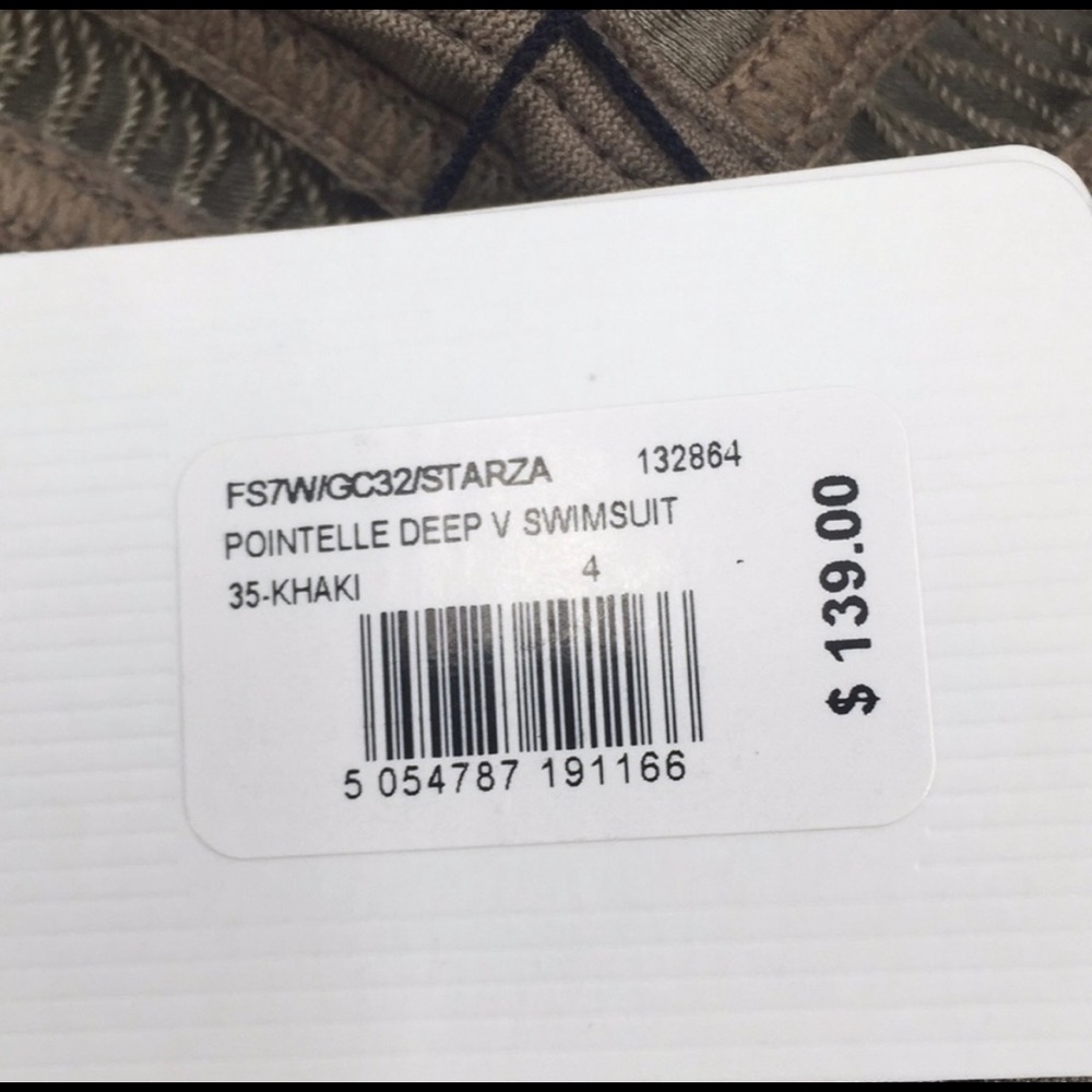 NWT Ted Baker Starza Swimsuit Khaki One Piece 10 - Picture 5 of 5
